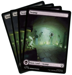 x4 Swamp - 0294 - Full Art - Avatar: The Last Airbender TLA - MTG - NM/M - Image 1