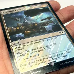 Magic The Gathering Tranquil Cove 303 Surge Foil Warhammer 40k Commander MTG - Image 1