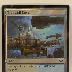 Magic The Gathering Tranquil Cove 303 Surge Foil Warhammer 40k Commander MTG - Image 2
