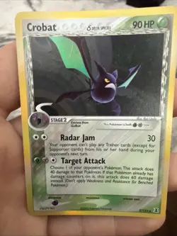 Crobat 2/113 Holo EX Delta Species Pokemon TCG Card Nm - Image 1