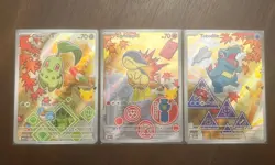 Pokemon First Partner Illustration Collection Series 2 Johto Gen 2 Set - Image 1