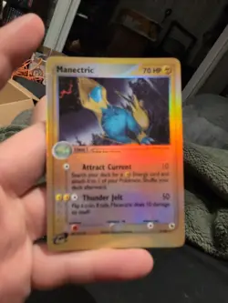 Pokemon Manectric, Ruby & Sapphire 9/109, Reverse Holo Rare, LP - Image 1