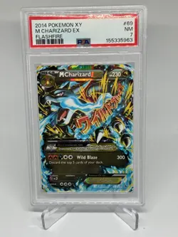 Pokemon TCG Flashfire M Charizard EX 69/106 Holo Ultra Rare PSA 7 - Image 1