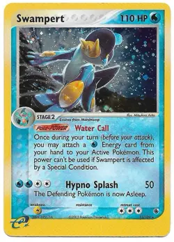 2003 POKEMON EX RUBY & SAPPHIRE 13 SWAMPERT HOLO - Image 1