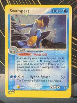 2003 POKEMON EX RUBY & SAPPHIRE 13 SWAMPERT HOLO - Image 3