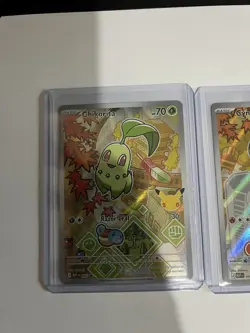 Pokemon TCG: Set of 3 First Partner Illustration Collection Series 2 In Hand! - Image 2