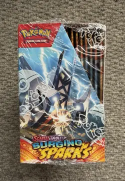 Pokemon TCG Scarlet & Violet Surging Sparks Booster Box 36 Packs Split Seal - Image 2