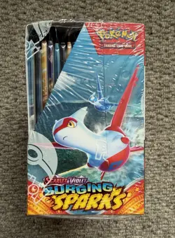 Pokemon TCG Scarlet & Violet Surging Sparks Booster Box 36 Packs Split Seal - Image 4