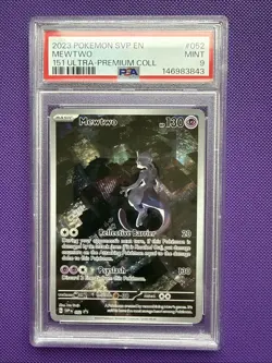 2023 Pokemon SVP Mewtwo 151 UPC Ultra-Premium Collection Promo #052 PSA 9 Mint - Image 1