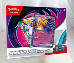 Pokemon TCG Mimikyu ex Showcase Box Sealed Promo Card and Booster Packs - Image 1