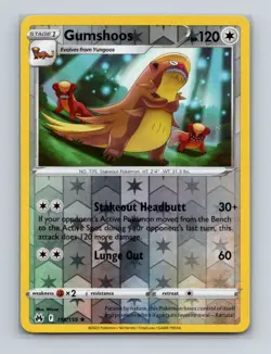 Gumshoos 118 2023 Pokemon Crown Zenith Reverse Holo Rare Card NM+ (a) - Image 1