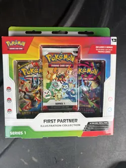 Pokemon First Partner Illustration Collection Series 1 – New Sealed Box - Image 1