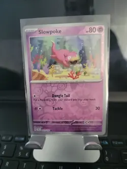 Pokemon TCG Slowpoke 057/142 S&V - Stellar Crown Reverse Holo Common - Image 1