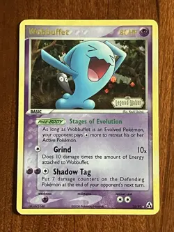 Wobbuffet 28/92 Reverse Holo EX Legend Maker Pokemon TCG - Image 1