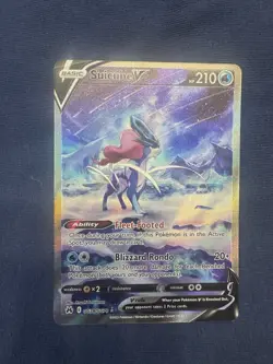 Pokemon Suicune v Crown Zenith Ultra Rare Card GG38/GG70 Near Mint Condition - Image 5