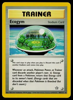 Pokemon Card - Ecogym Neo Genesis 84/111 Rare - Image 1