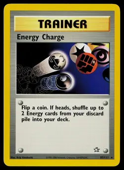 Pokemon Card - Energy Charge Neo Genesis 85/111 Rare - Image 1