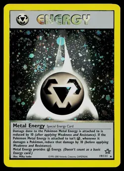 Pokemon Card - Metal Energy Neo Genesis 19/111 Holo Rare - Image 1