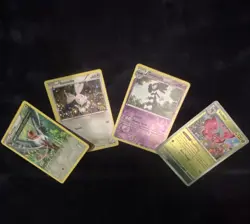 Pokemon TCG XY 2014 Reverse Holo Foil 4-Card Lot Gothitelle Virizion - Image 1