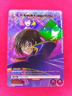 Lelouch Lamperouge CGH-1-103 SR* Union Arena Card Code Geass English - Image 1