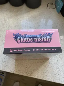 Pokemon TCG Chaos Rising Pokemon Center ETB (New & Sealed) - SMALL TEAR ON SIDE - Image 2