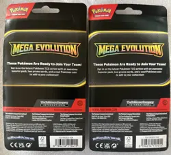 2 NEW Pokemon Mega Evolution Premium Checklane Blisters - Image 2
