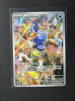 Pokemon Cramorant Sv06: Twilight Masquerade Illustration Rare Holo 110 HP - Image 1