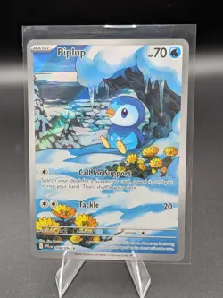 Piplup 098/094 Phantasmal Flames Pokemon NM Illustration Rare - Image 1