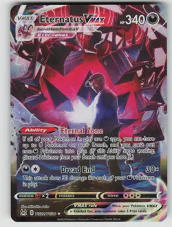 Eternatus VMAX TG22/TG30 Holo Lost Origin Trainer Gallery Pokemon Holo NM - Image 1