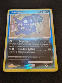 Pokemon TCG Sableye Reverse Holo Rare Card 63/132 Secret Wonders - Image 2