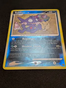Pokemon TCG Sableye Reverse Holo Rare Card 63/132 Secret Wonders - Image 3