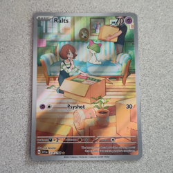 Pokemon Ralts 211/198 Illustration Rare Holo Paldea Evolved EN 70HP Psyshot - Image 1