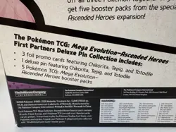 Pokemon Mega Evolution Ascended Heroes Deluxe Pin Collection 5 Boosters - New - Image 3