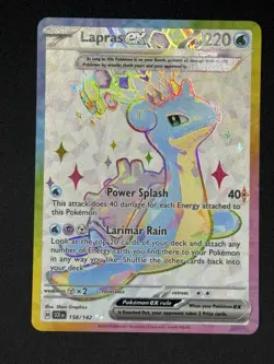 Pokemon TCG - Lapras ex - 158/142 - Stellar Crown - Image 1