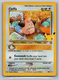 Cleffa Celebrations: Classic Collection #20/111 Holo Pokemon Card - Image 1