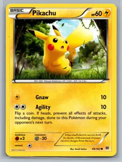 Pikachu XY - BREAKthrough #48/162 Common Pokemon Card - Image 1