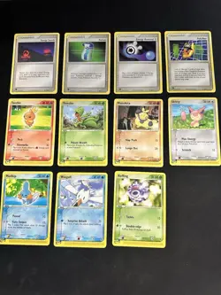 Pokemon TCG 2003 Ruby And Sapphire Regular Pokemon Cards lot of 11 NM E-Readers - Image 1