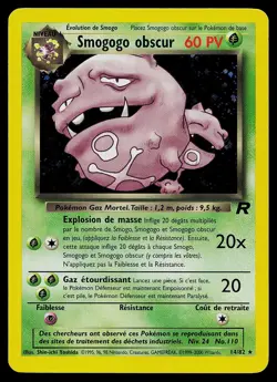 Pokemon Card - Dark Weezing Team Rocket FRENCH 14/82 Holo Rare - Image 1