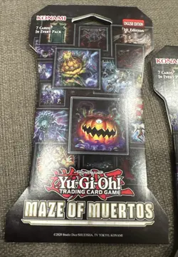 Konami Yu-Gi-Oh! TCG Maze of Muertos Booster Pack 1st Edition English 7Cards New - Image 2