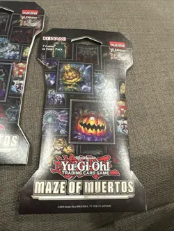 Konami Yu-Gi-Oh! TCG Maze of Muertos Booster Pack 1st Edition English 7Cards New - Image 3