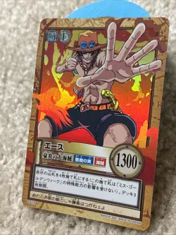 One Piece Ace Carddass Hyper Battle TCG C513 Holo Foil Card 2001 Japan Vintage - Image 5