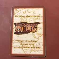BANDAI One Piece Hyper Battle C203 SMOKER GOLD STAMPED SCARCE EARLY CARD VINTAGE - Image 5