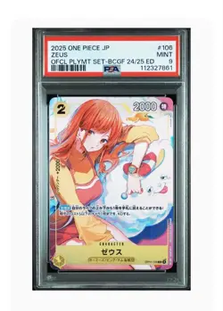 PSA 10 Zeus Nami ( OP11-106 ) Promo Bandai Card Games Fest 24-25 ONE PIECE JP FS - Image 1