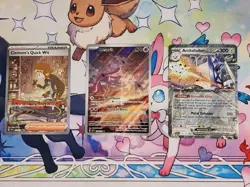 Pokemon Surging Sparks Lot 3 cards NM Mesprit, Clemont's quick wit, archaludon - Image 1