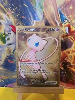 Pokemon MEW EX EN 151 UPC Promo Metal Pokemon Card 205/165 🔥NM/NM+🔥 - Image 1