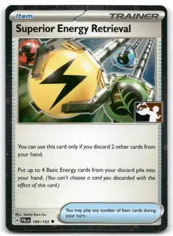 Superior Energy Retrieval 189/193 - Prize Pack Series Card COSMOS Holo NM - Image 1