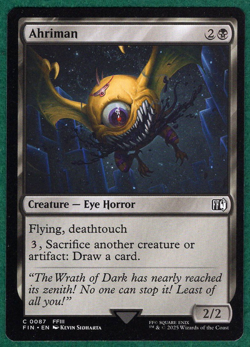 Ahriman - Final Fantasy FIN #0087 - Magic: The Gathering MTG Card - Image 1