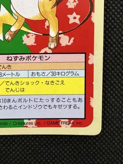 Pokemon Card Japanese Raichu No. 026 Top sun Topsun Nintendo 1995 Japan EX - Image 4