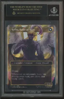 2025 MTG Final Fantasy Brdrls Surge Foil 543 Kefka Surge Foil BGS 10 BLACK LABEL - Image 2
