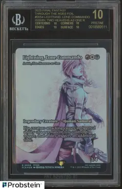 2025 MTG Lightning Lone Commando Isshin Two Heavens/One Foil BGS 10 BLACK LABEL - Image 1